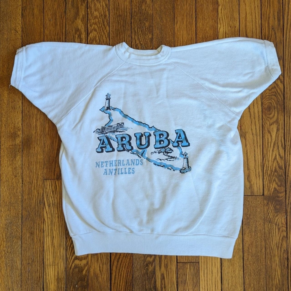 Vintage 50's 60's Netherlands Short Sleeve Crewneck Sweatshirt